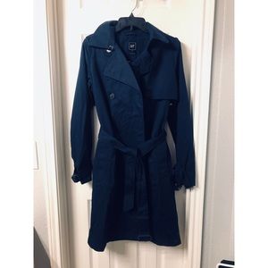 GAP Navy Trenchcoat